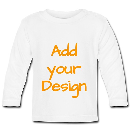 Baby Langarmshirt Weiß