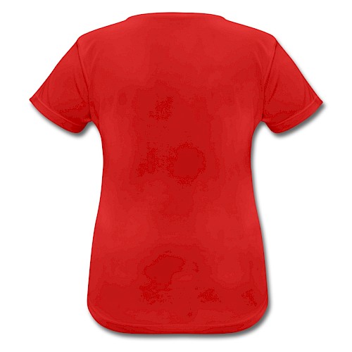 Women's Breathable T-Shirt Hinten red