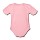 thumbnail Organic Short-sleeved Baby Bodysuit Vorne light pink