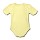 thumbnail Organic Short-sleeved Baby Bodysuit Vorne washed yellow