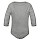 thumbnail Organic Longsleeve Baby Bodysuit Vorne heather grey