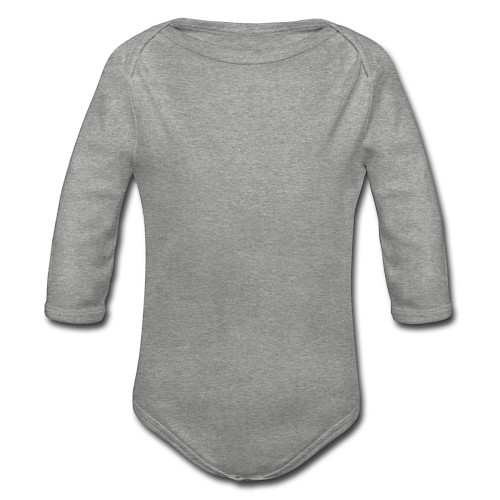 Body ecologico per neonato a manica lunga Vorne grigio melange