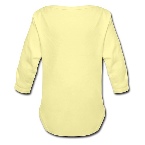Body ecologico per neonato a manica lunga Hinten giallino