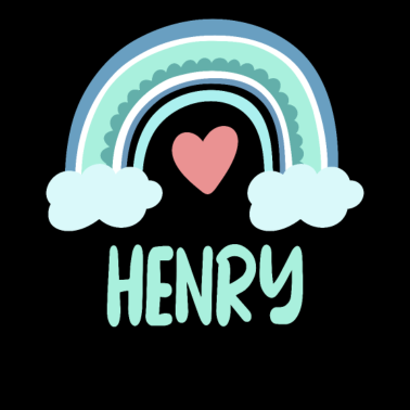 Zoom image Henry Name Regenbogen Baby