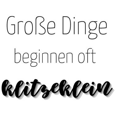 Zoom image Babys - Große Dinge beginnen oft klitzeklein