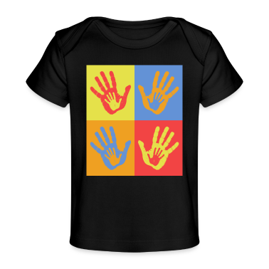 Naissance  - Pop Art Mains Anniversaire Famille Naissance Naissance Naissance