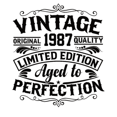 Zoom image 1987 Anniversaire Naissance Année de naissance 87 Année de naissance