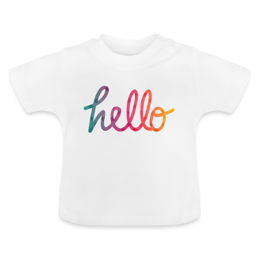 Fødsel  - Hello Hei Typografi regnbuen