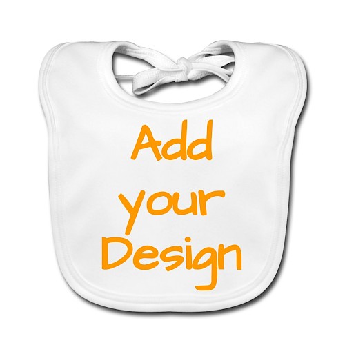 Baby Bio-Lätzchen Weiß