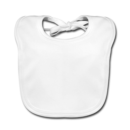 Baby Bio-Lätzchen Vorne Weiß