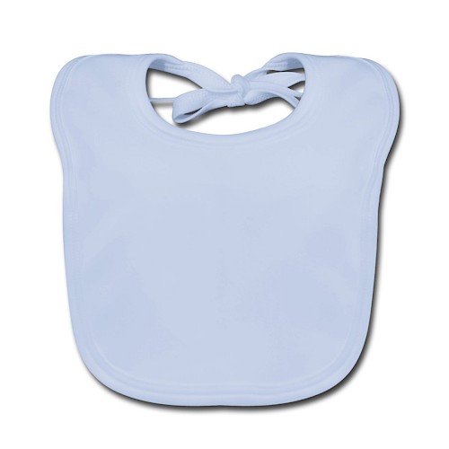 Vauvan luomuruokalappu Vorne taivaansininen