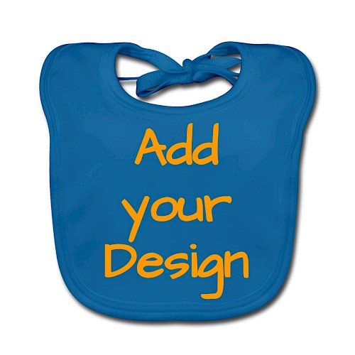 Vauvan luomuruokalappu fasaaninsininen