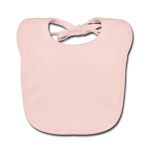 Vauvan luomuruokalappu Vorne ruusu