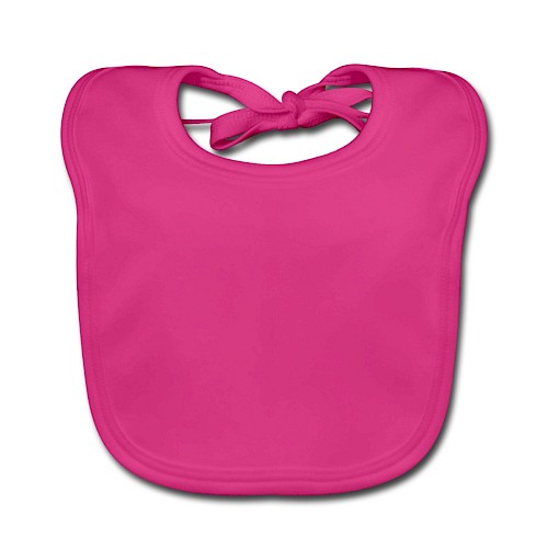 Vauvan luomuruokalappu Vorne verenpunainen