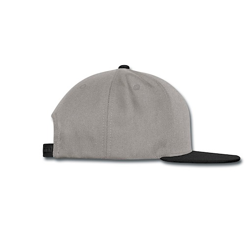 Snapback Cap Rechts grigio grafite/nero