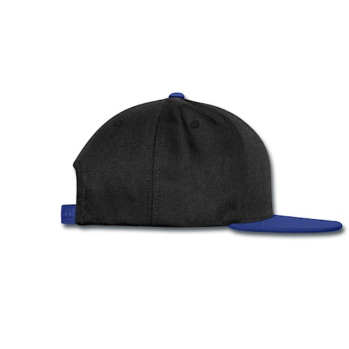 Snapback Cap Rechts nero/blu royal