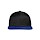 thumbnail Snapback Cap Vorne black/bright royal