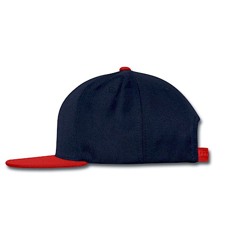 Snapback Cap Links navy/rosso