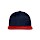 thumbnail Snapback cap Vorne navy/rood