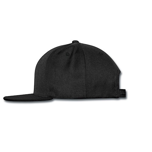 Snapback Cap Links nero/nero