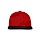 thumbnail Snapback cap Vorne rood/zwart