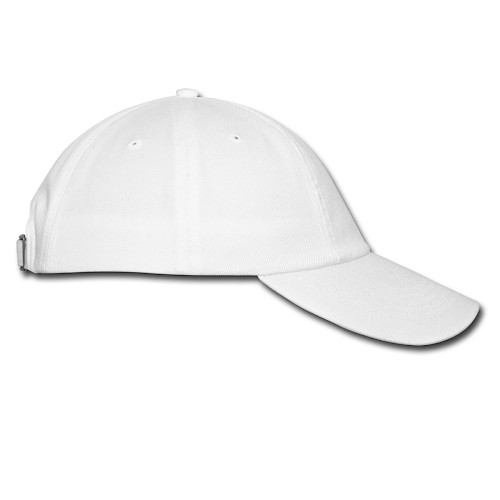 Baseballkappe Rechts Weiß/Weiß