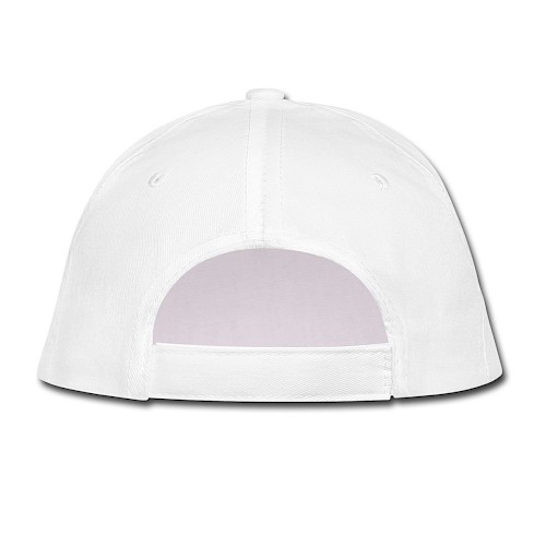 Ekologisk basebollkeps Hinten vit
