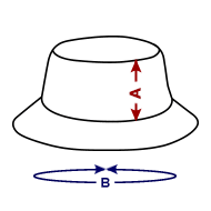 Bucket Hat Size overview