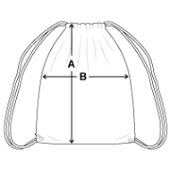 Drawstring Bag Size overview