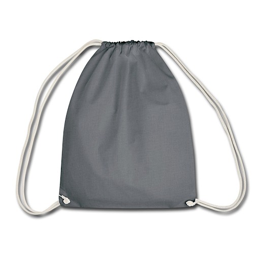 Drawstring Bag Vorne grey
