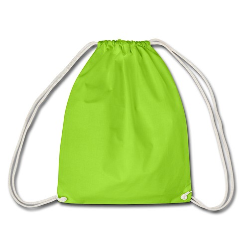 Gymbag Hinten neon grønn