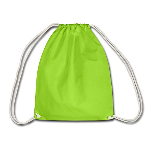 Gymbag Vorne neon grønn