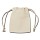 thumbnail Sac cadeau en coton Vorne blanc naturel