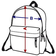Zaino Panoramica delle dimensioni