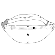 Marsupio Panoramica delle dimensioni