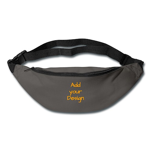 Riñonera gris grafito