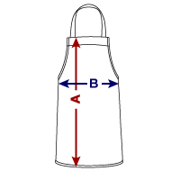 Cooking Apron Size overview