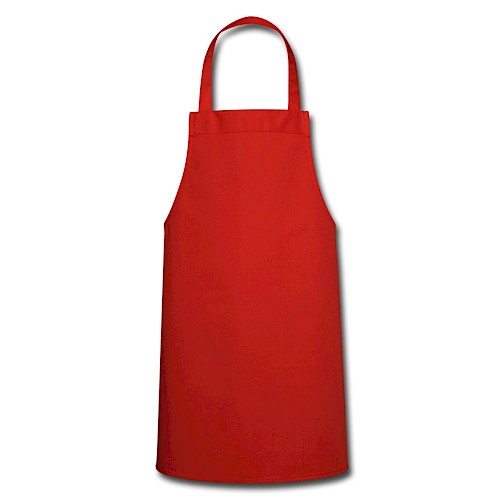 Delantal de cocina Vorne rojo