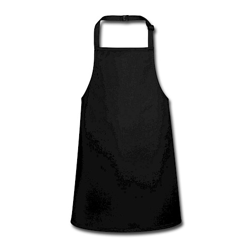 Children's Apron Vorne black