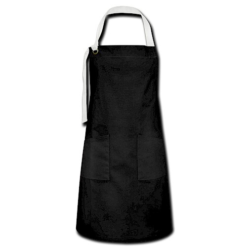 Artisan Apron Vorne black/white