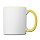 thumbnail Contrasting Mug Rechts white/yellow