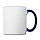 thumbnail Contrasting Mug Rechts white/cobalt blue