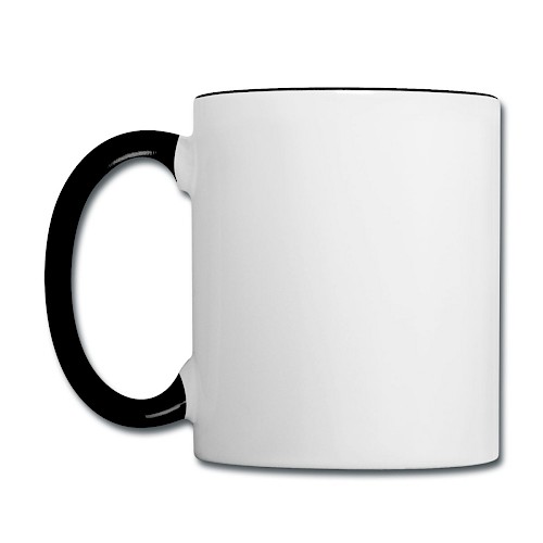 Contrasting Mug Links white/black