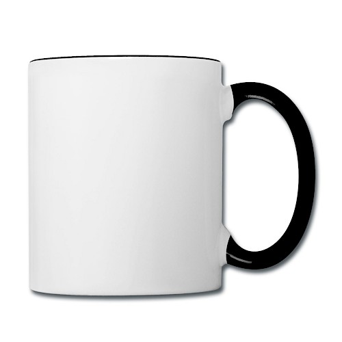 Contrasting Mug Rechts white/black