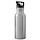 thumbnail Water bottle with straw Rechts silver