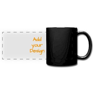 Full Colour Panoramic Mug black