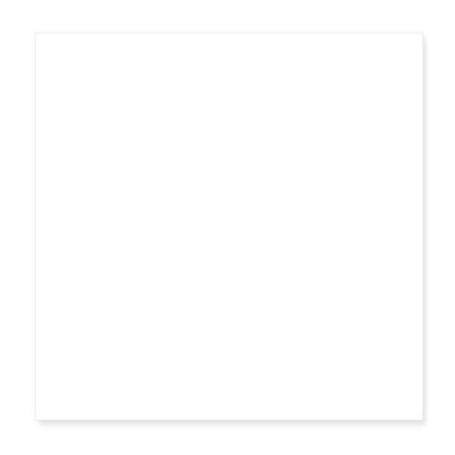 Poster 20x20 cm Vorne Weiß