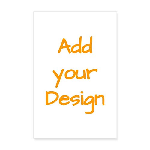 Poster 20x30 cm Weiß