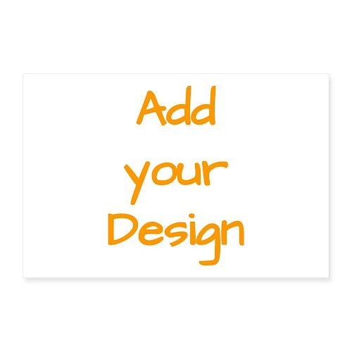 Poster 90x60 cm Weiß