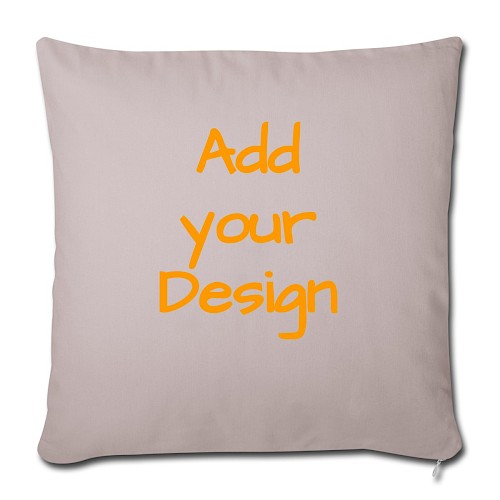 Sofakissenbezug 44 x 44 cm helles Taupe